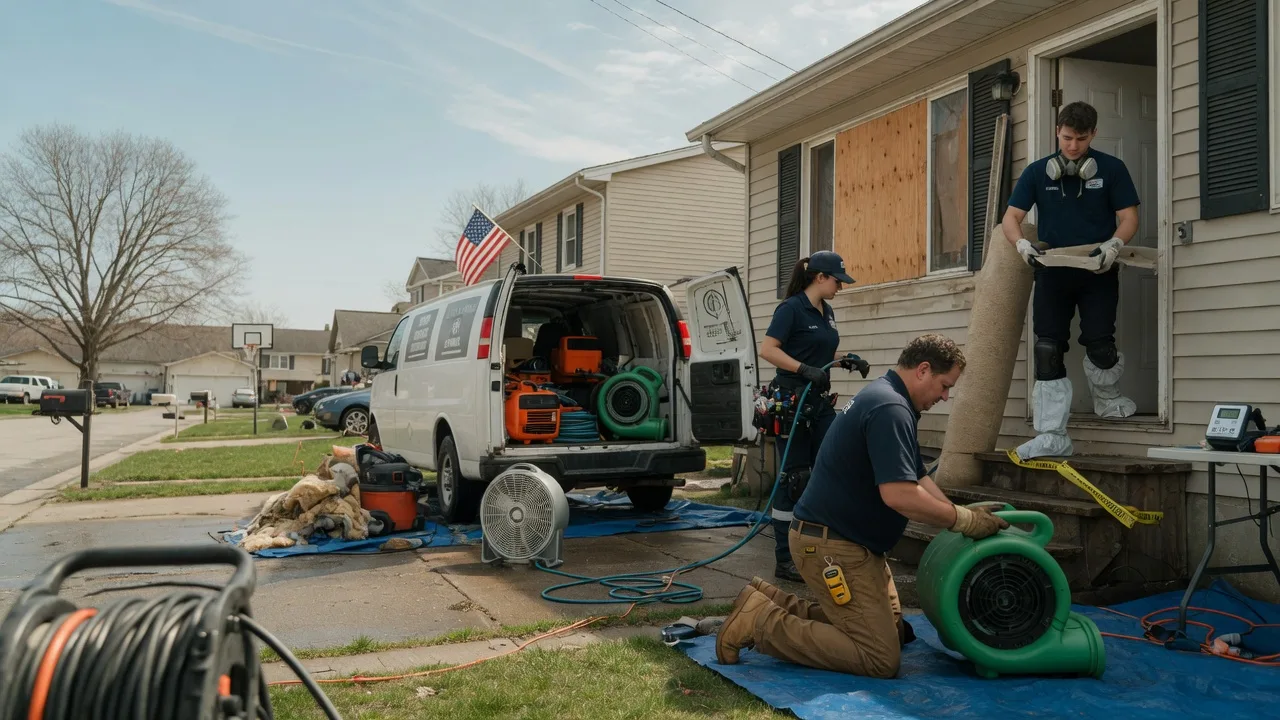 Water Damage Restoration in Keenes, IL near me